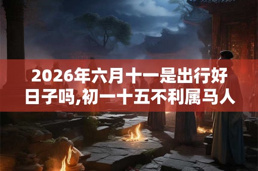 2026年六月十一是出行好日子吗,初一十五不利属马人出行吗