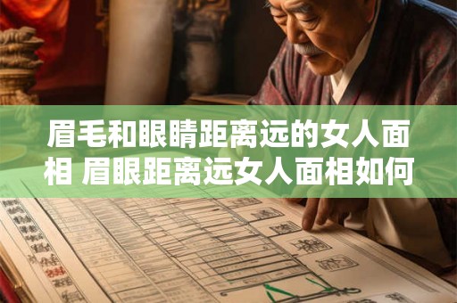 眉毛和眼睛距离远的女人面相 眉眼距离远女人面相如何