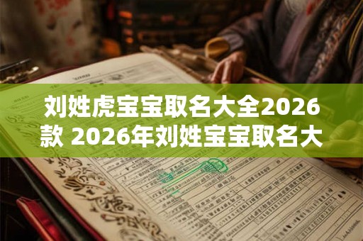 刘姓虎宝宝取名大全2026款 2026年刘姓宝宝取名大全 刘姓虎宝宝取名大全2026款 2026年刘姓宝宝取名大全