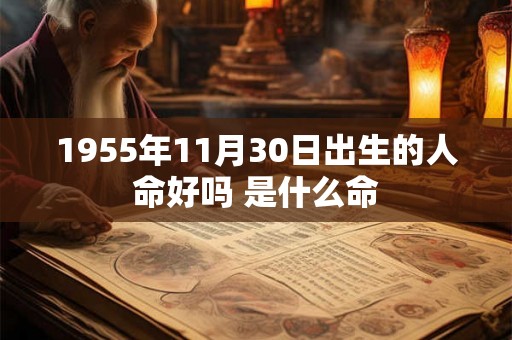 1955年11月30日出生的人命好吗 是什么命