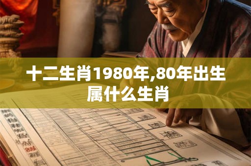 十二生肖1980年,80年出生 属什么生肖