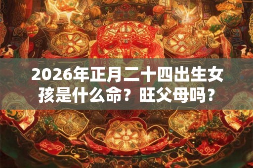 2026年正月二十四出生女孩是什么命？旺父母吗？