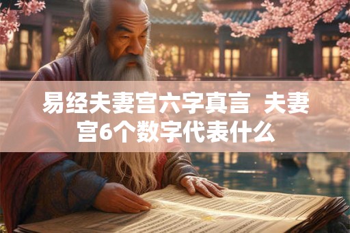 易经夫妻宫六字真言 夫妻宫6个数字代表什么 易经夫妻宫六字真言 夫妻宫6个数字代表什么