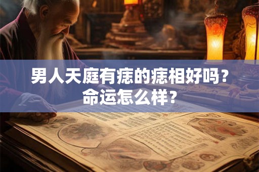 男人天庭有痣的痣相好吗？命运怎么样？
