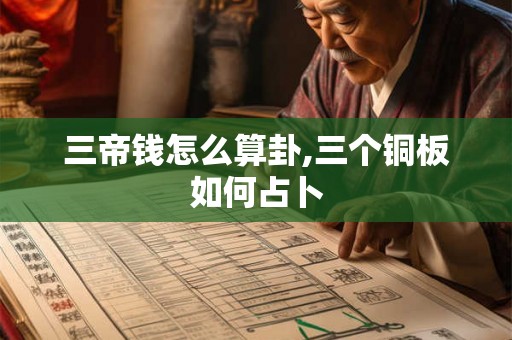 三帝钱怎么算卦,三个铜板如何占卜