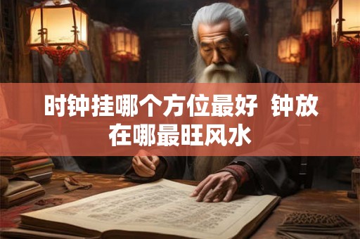 时钟挂哪个方位最好  钟放在哪最旺风水