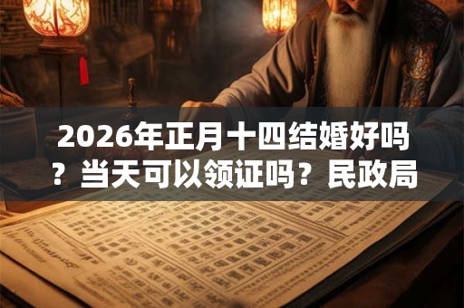 2026年正月十四结婚好吗？当天可以领证吗？民政局有上班吗？