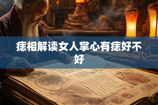 痣相解读女人掌心有痣好不好