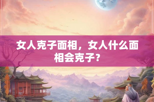 女人克子面相,女人什么面相会克子? 女人克子面相,女人什么面相会克子?