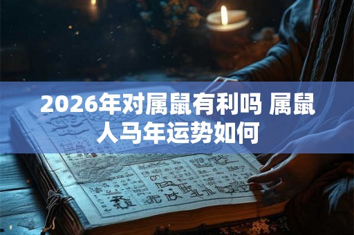 2026年对属鼠有利吗 属鼠人马年运势如何