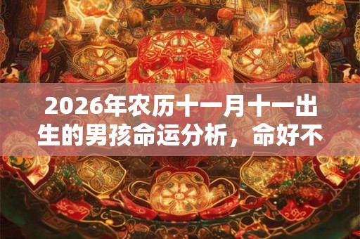 2026年农历十一月十一出生的男孩命运分析,命好不好? 2026年农历十一月十一出生的男孩命运分析,命好不好?
