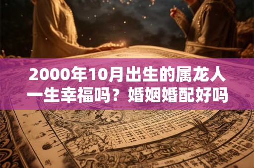 2000年10月出生的属龙人一生幸福吗？婚姻婚配好吗？