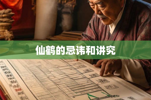 仙鹤的忌讳和讲究 仙鹤的忌讳和讲究