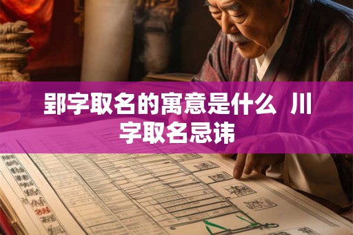 郢字取名的寓意是什么  川字取名忌讳