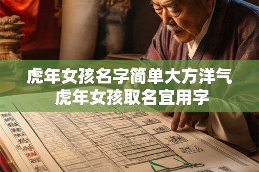 虎年女孩名字简单大方洋气 虎年女孩取名宜用字