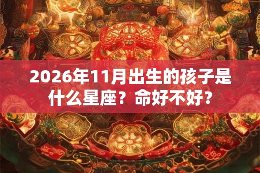 2026年11月出生的孩子是什么星座？命好不好？