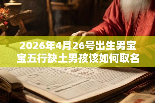 2026年4月26号出生男宝宝五行缺土男孩该如何取名 2026年4月26号出生男宝宝五行缺土男孩该如何取名