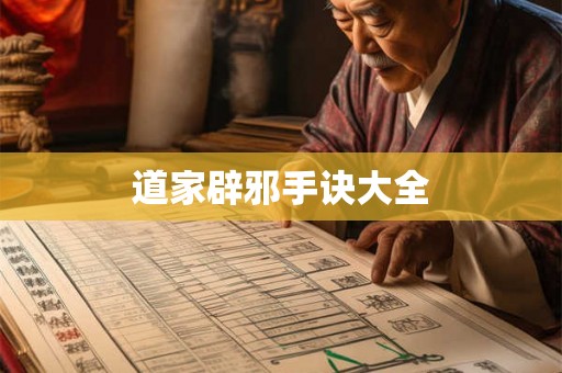 道家辟邪手诀大全 道家辟邪手诀大全