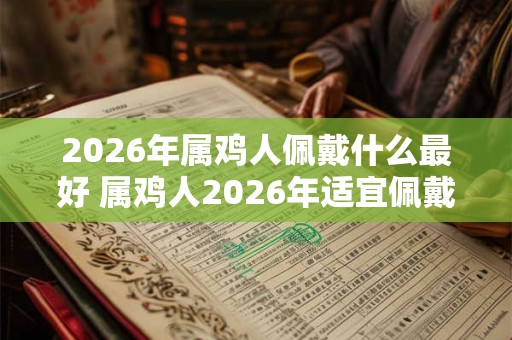 2026年属鸡人佩戴什么最好 属鸡人2026年适宜佩戴什么