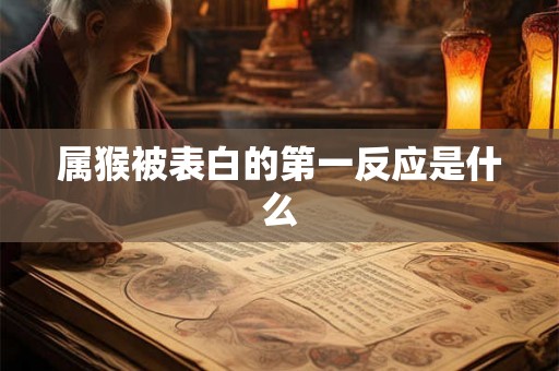 属猴被表白的第一反应是什么