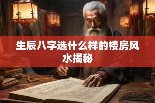 生辰八字选什么样的楼房风水揭秘