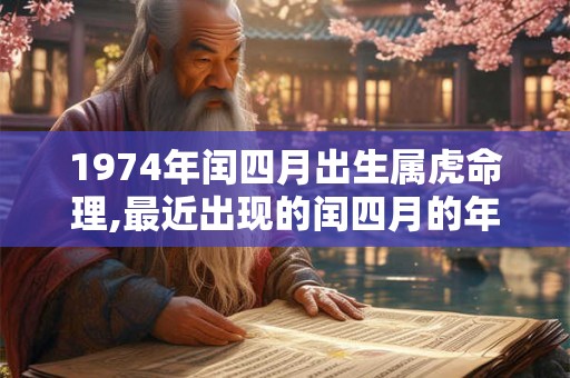 1974年闰四月出生属虎命理,最近出现的闰四月的年份！