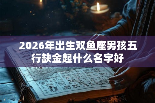 2026年出生双鱼座男孩五行缺金起什么名字好 2026年出生双鱼座男孩五行缺金起什么名字好