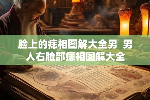 脸上的痣相图解大全男 男人右脸部痣相图解大全 脸上的痣相图解大全男 男人右脸部痣相图解大全
