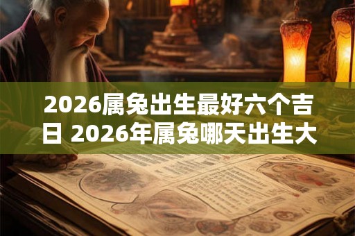2026属兔出生最好六个吉日 2026年属兔哪天出生大吉