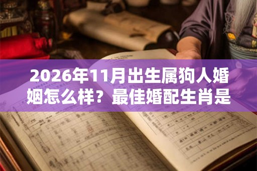 2026年11月出生属狗人婚姻怎么样？最佳婚配生肖是什么？
