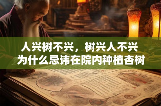人兴树不兴，树兴人不兴 为什么忌讳在院内种植杏树