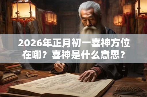2026年正月初一喜神方位在哪？喜神是什么意思？