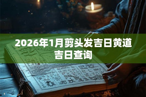 2026年1月剪头发吉日黄道吉日查询