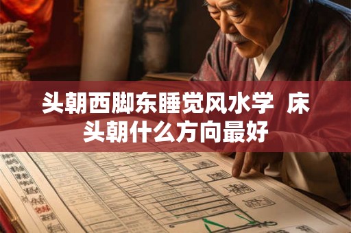 头朝西脚东睡觉风水学  床头朝什么方向最好