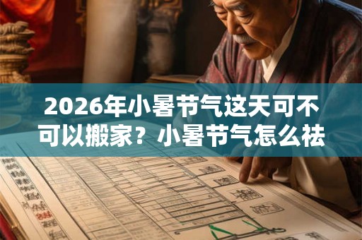 2026年小暑节气这天可不可以搬家?小暑节气怎么祛暑? 2026年小暑节气这天可不可以搬家?小暑节气怎么祛暑?