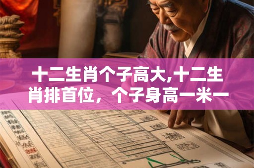 十二生肖个子高大,十二生肖排首位，个子身高一米一