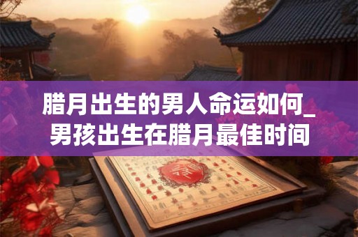 腊月出生的男人命运如何_男孩出生在腊月最佳时间