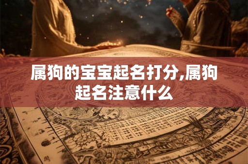 属狗的宝宝起名打分,属狗起名注意什么 属狗的宝宝起名打分,属狗起名注意什么