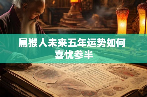 属猴人未来五年运势如何 喜忧参半