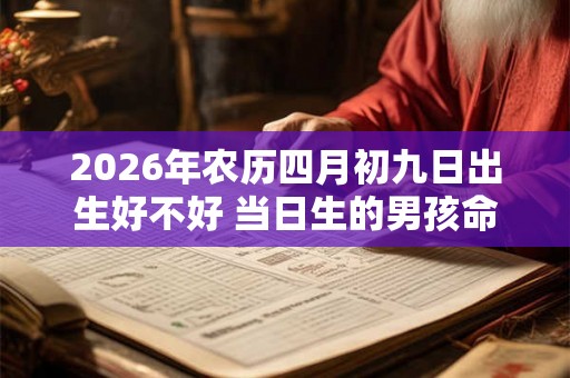 2026年农历四月初九日出生好不好 当日生的男孩命运 2026年农历四月初九日出生好不好 当日生的男孩命运