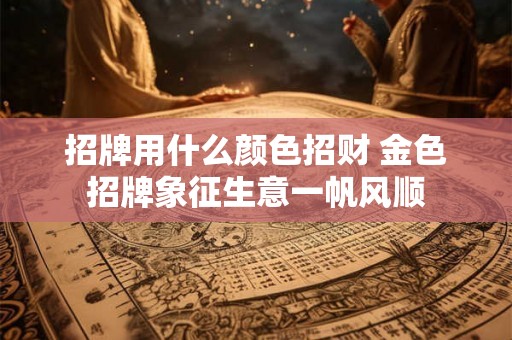 招牌用什么颜色招财 金色招牌象征生意一帆风顺 招牌用什么颜色招财 金色招牌象征生意一帆风顺