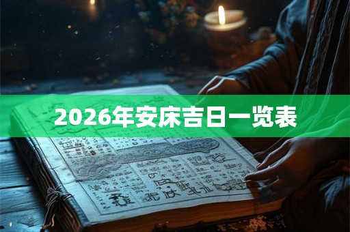 2026年安床吉日一览表 2026年安床吉日一览表