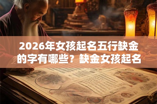 2026年女孩起名五行缺金的字有哪些？缺金女孩起名大全