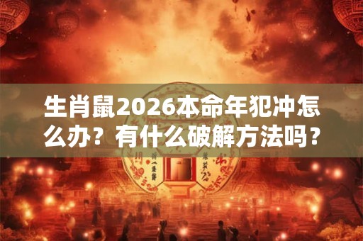 生肖鼠2026本命年犯冲怎么办?有什么破解方法吗? 生肖鼠2026本命年犯冲怎么办?有什么破解方法吗?