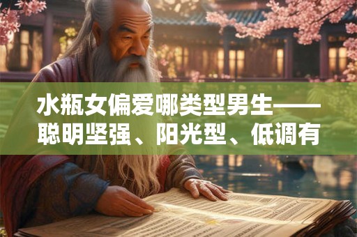 水瓶女偏爱哪类型男生——聪明坚强、阳光型、低调有内涵