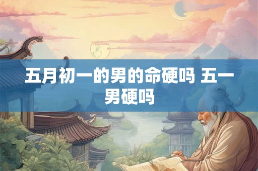 五月初一的男的命硬吗 五一男硬吗