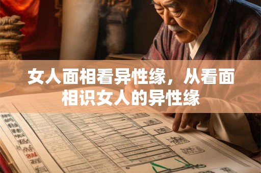 女人面相看异性缘,从看面相识女人的异性缘 女人面相看异性缘,从看面相识女人的异性缘