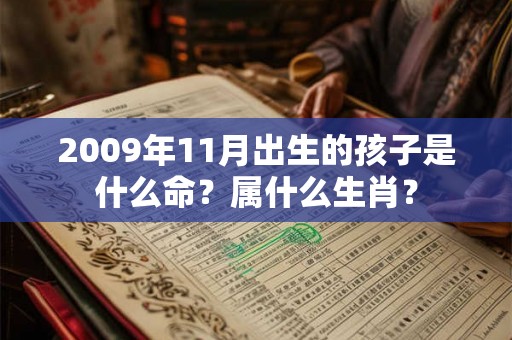 2009年11月出生的孩子是什么命?属什么生肖? 2009年11月出生的孩子是什么命?属什么生肖?