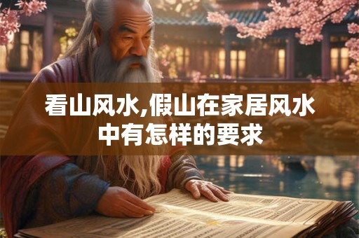 看山风水,假山在家居风水中有怎样的要求