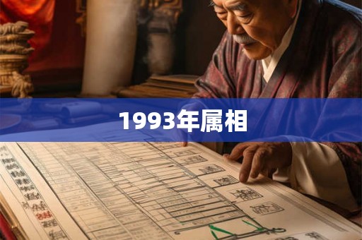 1993年属相
